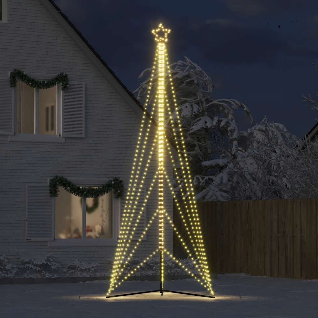 vidaXL LED-kerstboom 861 LEDs warm wit 478 cm afbeelding