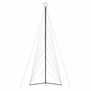 LED vánoční stromek 861 teplých bílých LED diod 478 cm - obrázek 5