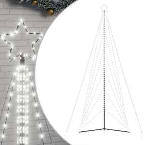 LED vánoční stromek 861 studených bílých LED diod 478 cm - obrázek 2