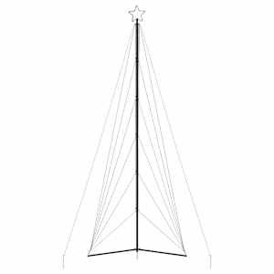 LED vánoční stromek 861 studených bílých LED diod 478 cm - obrázek 5