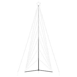 LED vánoční stromek 861 studených bílých LED diod 478 cm - obrázek 6