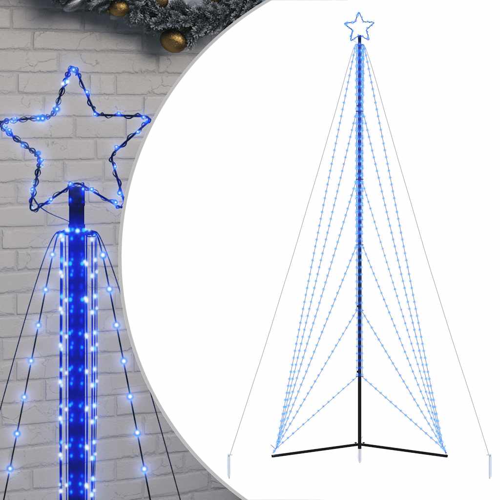 Thumbnail - vidaXL LED Weihnachtsbaum 861 LEDs Blau 478 cm