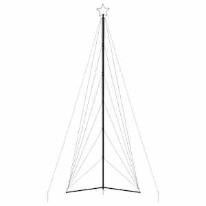 LED vánoční stromek 861 modrých LED diod 478 cm - obrázek 5