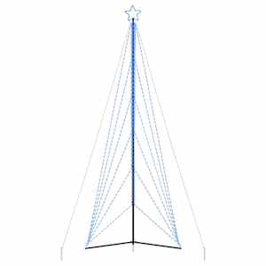 LED vánoční stromek 861 modrých LED diod 478 cm - obrázek 6