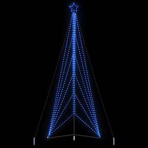LED vánoční stromek 861 modrých LED diod 478 cm - obrázek 1