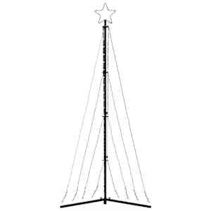 LED vánoční stromek 339 studených bílých LED 187 cm - obrázek 5