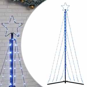 vidaXL LED j&otilde;ulupuu, 339 LEDi, sinine, 187 cm