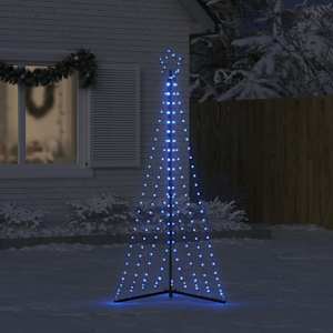 LED vánoční stromek 339 modrých LED 187 cm - obrázek 3