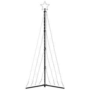 LED vánoční stromek 339 modrých LED 187 cm - obrázek 5