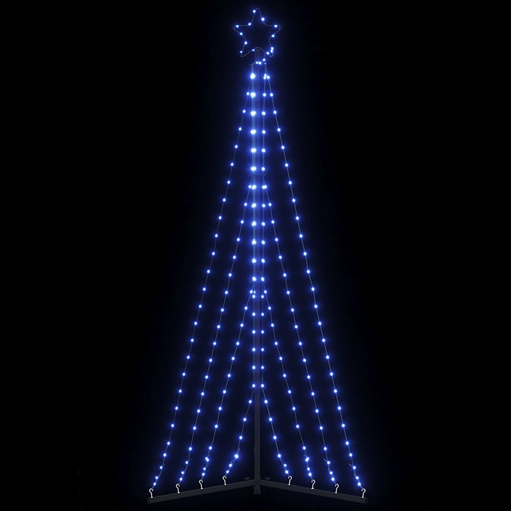 vidaXL Weihnachtsbaum-Beleuchtung 339 LEDs Blau 187 cm