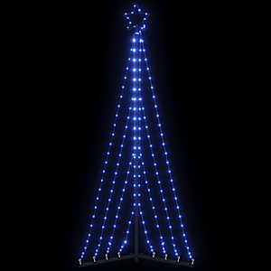 LED vánoční stromek 339 modrých LED 187 cm - obrázek 1