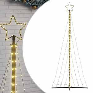 LED vánoční stromek 447 teplých bílých LED diod 250 cm - obrázek 2
