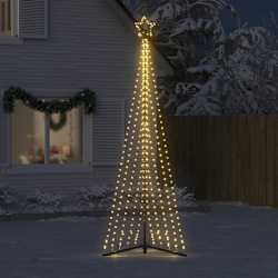 vidaXL LED v&aacute;nočn&iacute; stromek 495 tepl&yacute;ch b&iacute;l&yacute;ch LED diod 300,5 cm