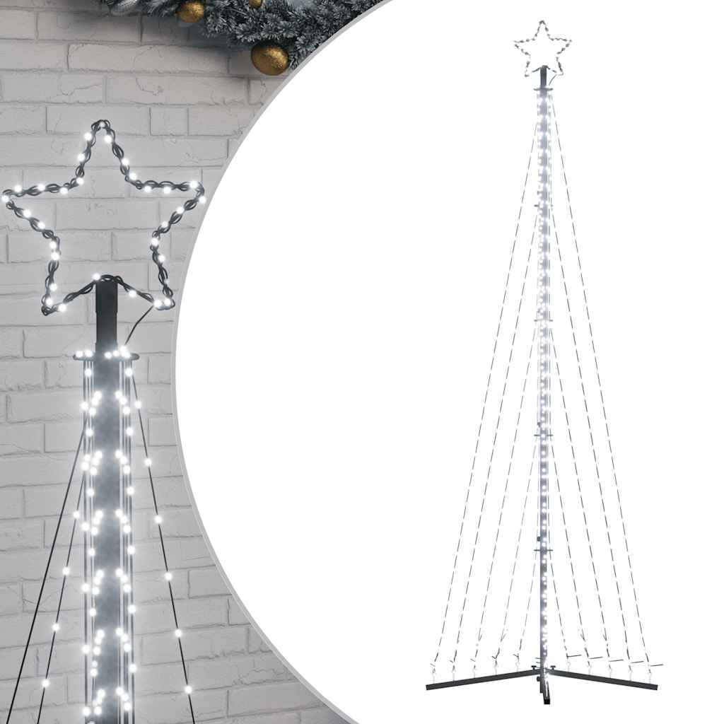 Thumbnail - vidaXL LED Weihnachtsbaum 495 LEDs Kaltweiß 300,5 cm