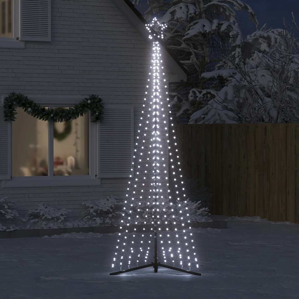 Thumbnail - vidaXL LED Weihnachtsbaum 495 LEDs Kaltweiß 300,5 cm