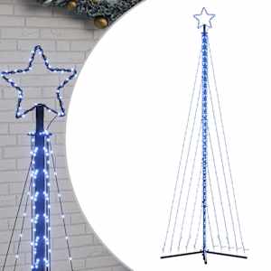 vidaXL LED j&otilde;ulupuu, 495 LEDi, sinine, 300,5 cm