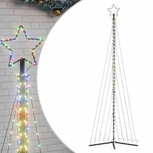 vidaXL LED j&otilde;ulupuu 495 LED v&auml;rviline 300,5 cm