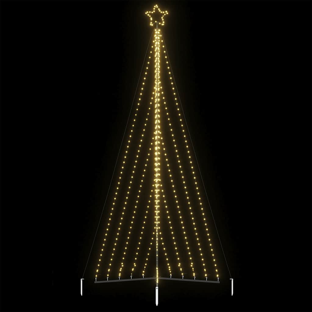 Juletrelys 570 LEDs varm hvit 399 cm