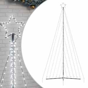 LED vánoční stromek 570 studených bílých LED diod 399 cm - obrázek 2