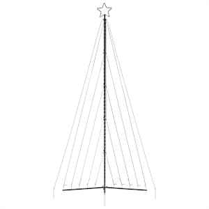 LED vánoční stromek 570 studených bílých LED diod 399 cm - obrázek 5