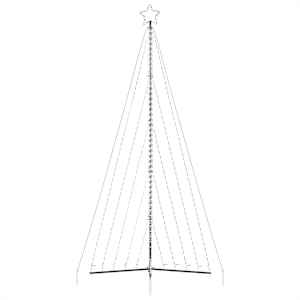 LED vánoční stromek 570 studených bílých LED diod 399 cm - obrázek 6