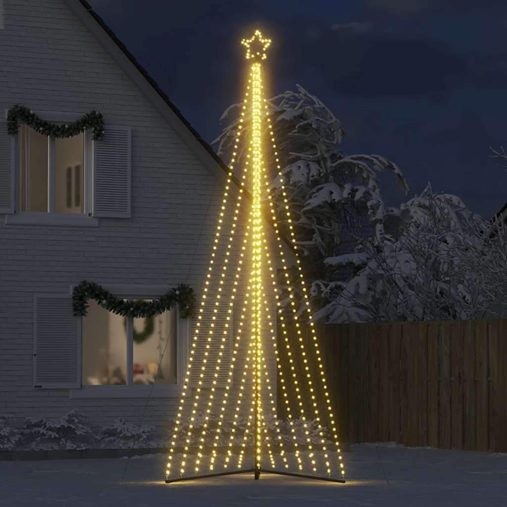 vidaXL meleg fehér LED karácsonyfa 789 LED 476 cm
