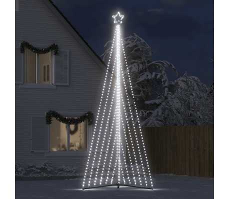 vidaXL LED v&aacute;nočn&iacute; stromek 789 studen&yacute;ch b&iacute;l&yacute;ch LED diod 476 cm