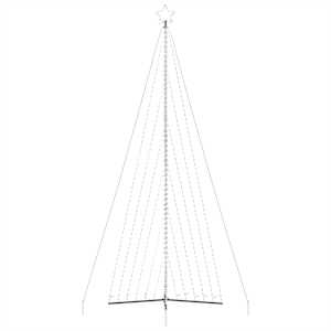 LED vánoční stromek 789 studených bílých LED diod 476 cm - obrázek 6