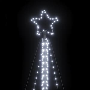 LED vánoční stromek 789 studených bílých LED diod 476 cm - obrázek 10