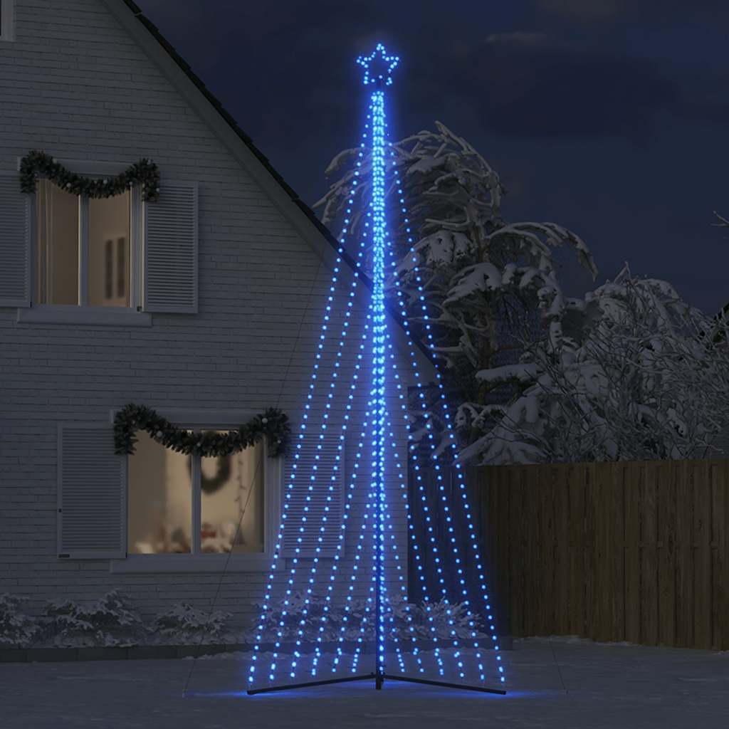 vidaXL LED-kerstboom 789 LEDs 476 cm blauw afbeelding