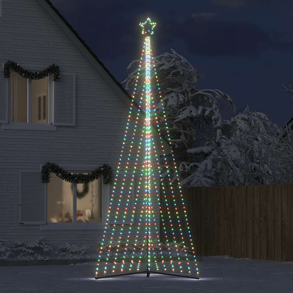 vidaXL színes LED karácsonyfa 789 LED 476 cm