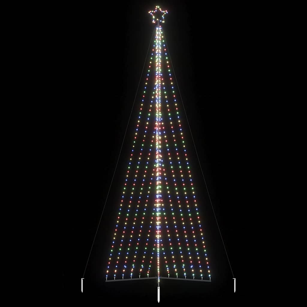 vidaXL LED Weihnachtsbaum 789 LEDs Mehrfarbig 476 cm