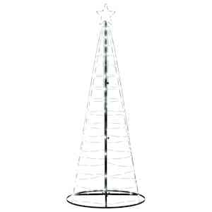 LED vánoční stromek 200 studených bílých LED diod 180 cm - obrázek 4