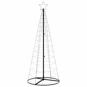 LED vánoční stromek 200 modrých LED diod 180 cm - obrázek 4