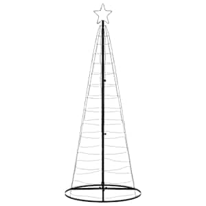 LED vánoční stromek 200 modrých LED diod 180 cm - obrázek 5