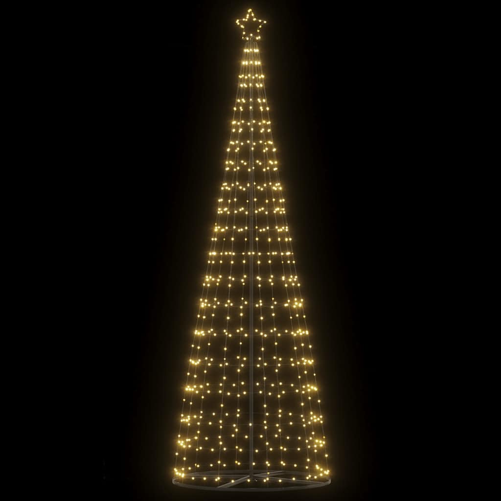 vidaXL LED Tannenbaum 550 LEDs Warmweiß 304 cm