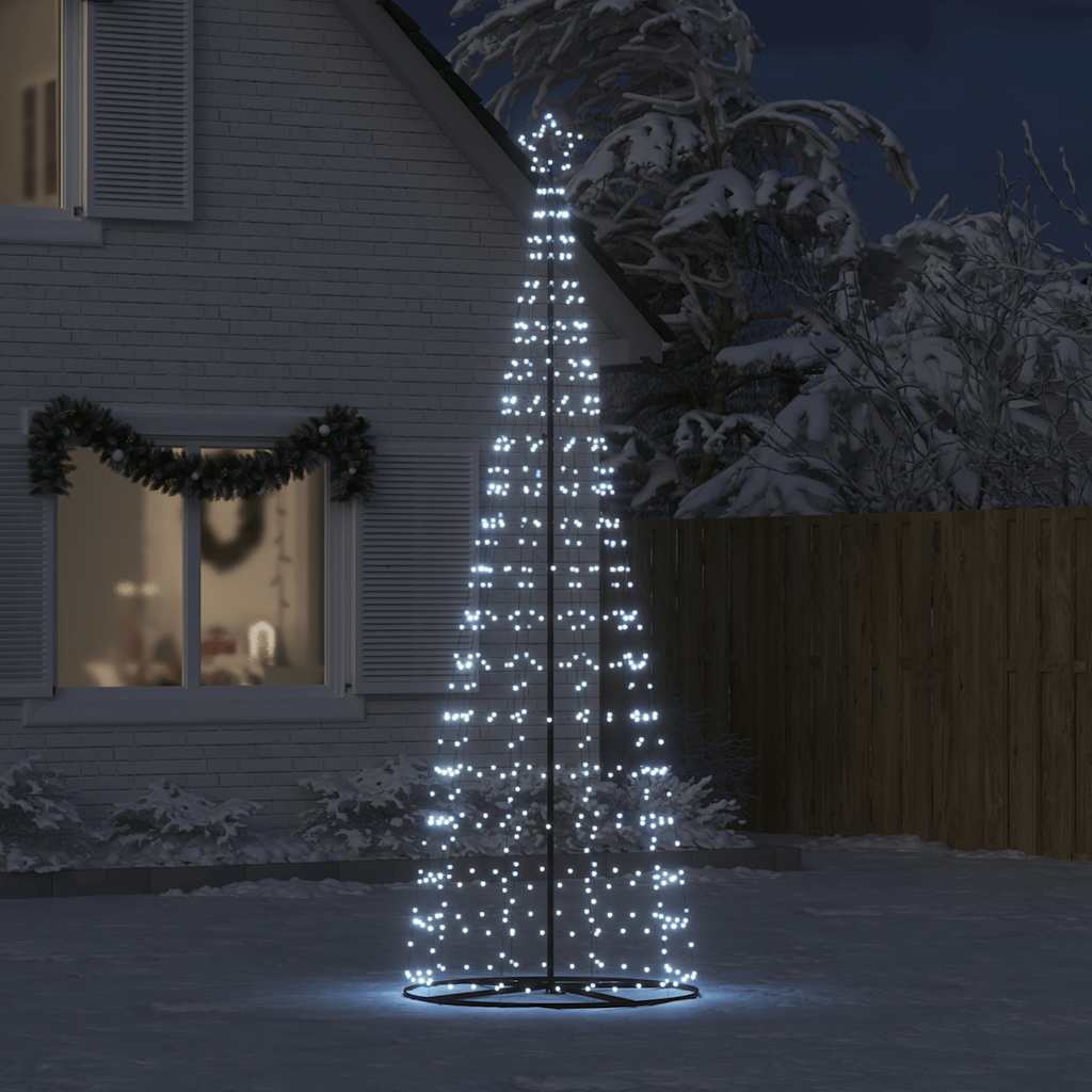 Thumbnail - vidaXL LED Weihnachtsbaum 550 LEDs Kaltweiß 304 cm