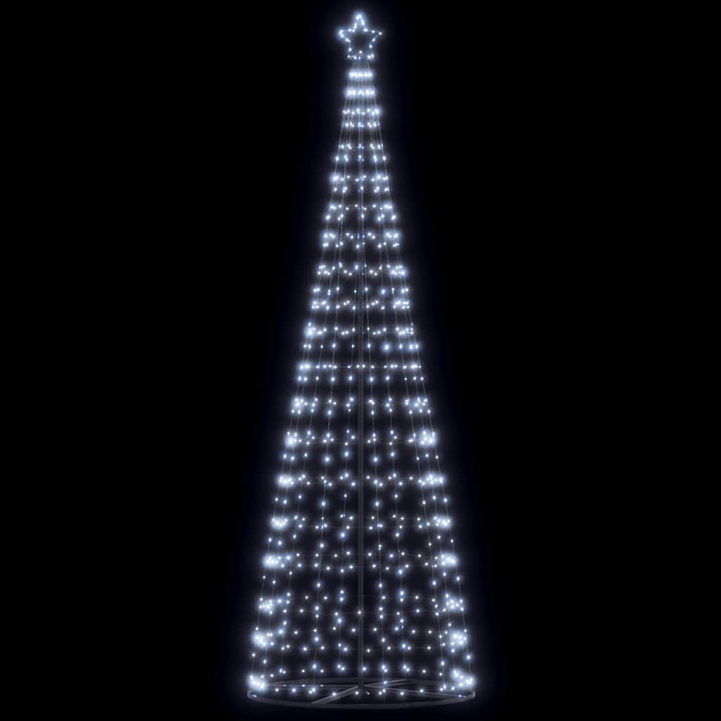 vidaXL LED Weihnachtsbaum 550 LEDs Kaltweiß 304 cm