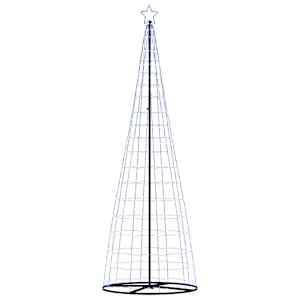 LED vánoční stromek 550 modrých LED diod 300 cm - obrázek 6