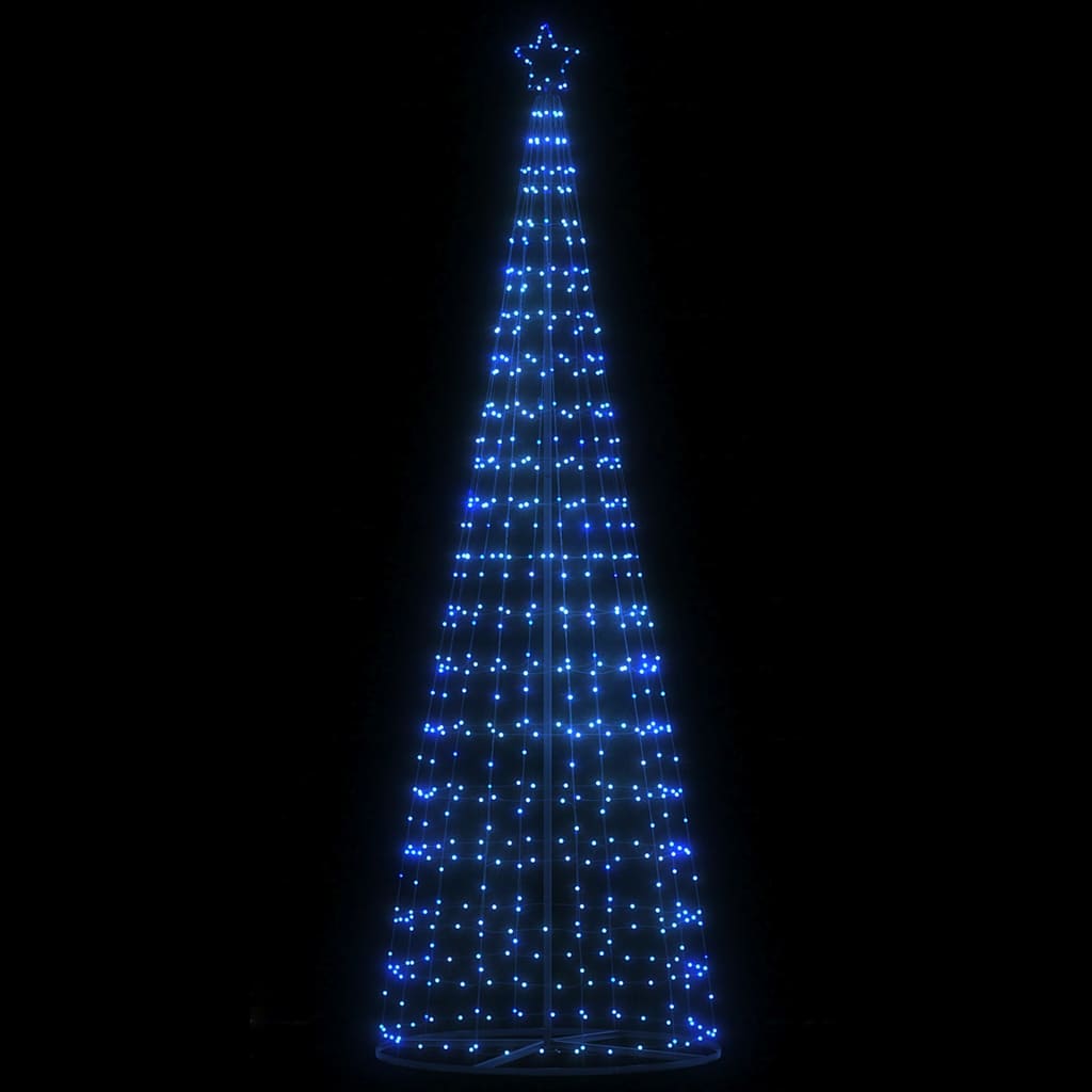 vidaXL LED Weihnachtsbaum 550 LEDs Blau 304 cm