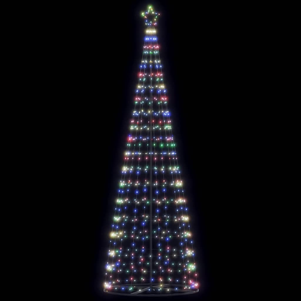 vidaXL LED Weihnachtsbaum 550 LEDs Mehrfarbig 304 cm