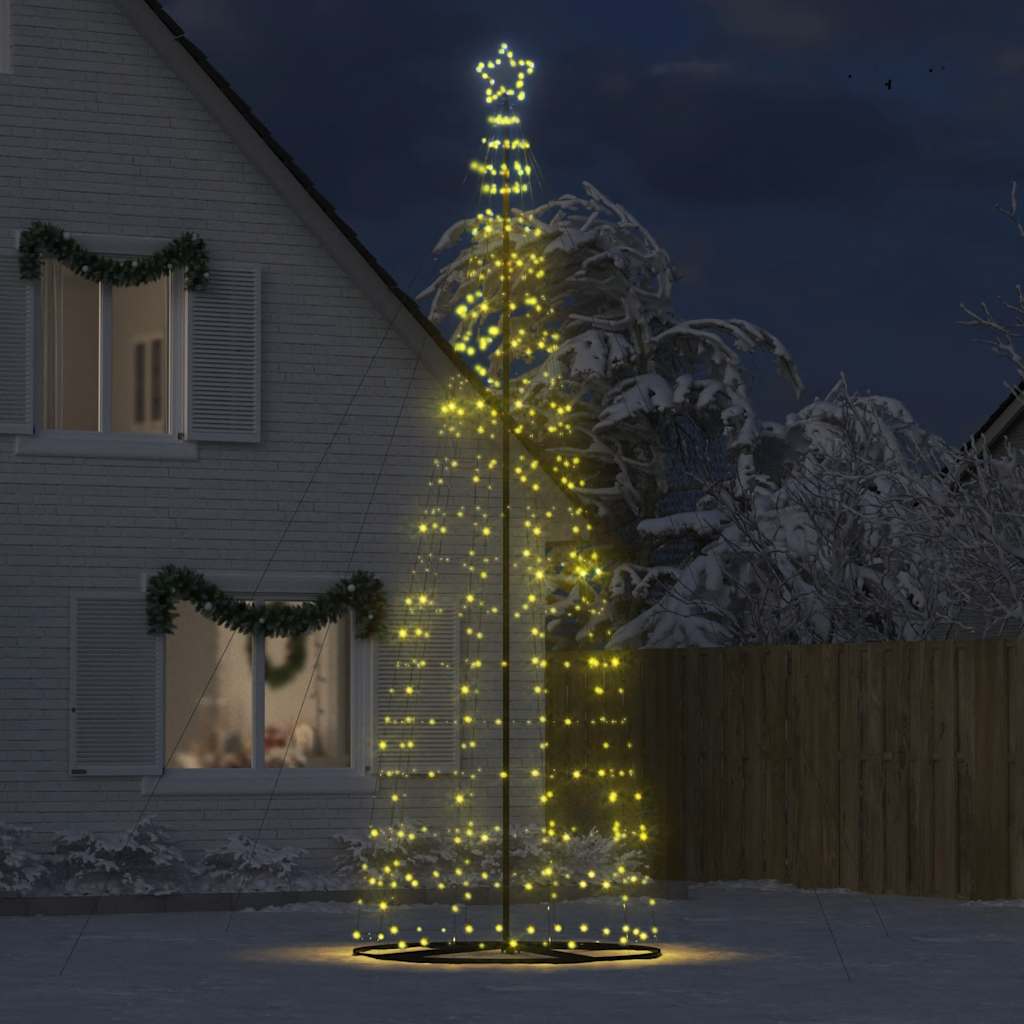 vidaXL LED-kerstboom 1534 LEDs warm wit 503 cm afbeelding