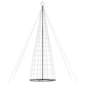 LED vánoční stromek 1534 teplých bílých LED 500 cm - obrázek 4