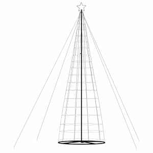 LED vánoční stromek 1534 teplých bílých LED 500 cm - obrázek 5