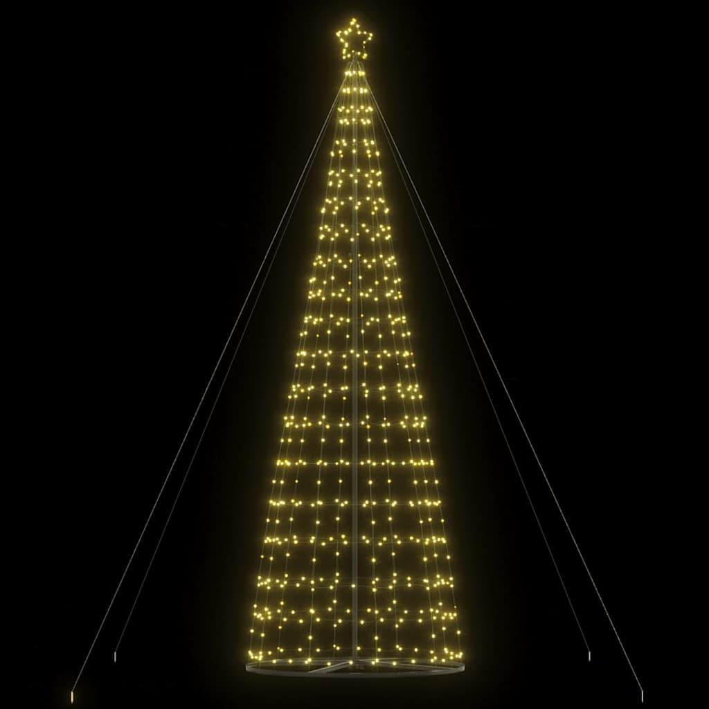 vidaXL LED Weihnachtsbaum 1534 LEDs Warmweiß 503 cm