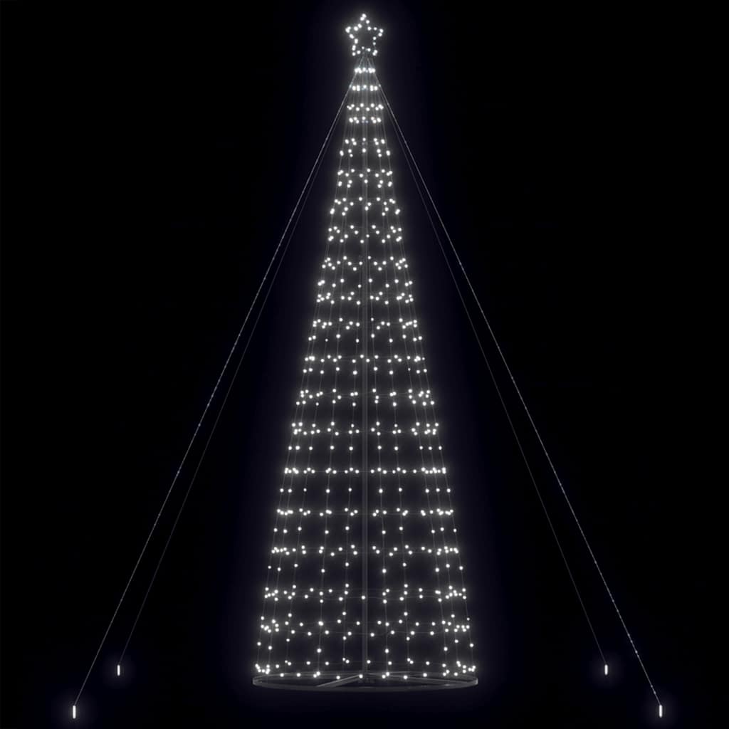 vidaXL LED Weihnachtsbaum 1534 LEDs Kaltweiß 503 cm