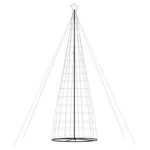 LED vánoční stromek 1534 modrých LED diod 500 cm - obrázek 4
