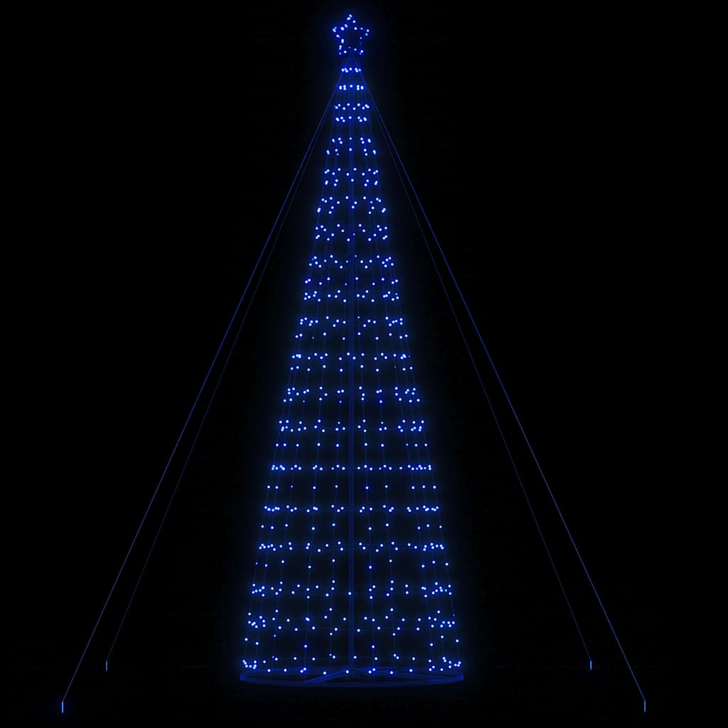 vidaXL LED Weihnachtsbaum 1534 LEDs Blau 500 cm