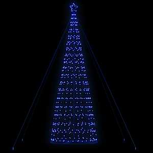 LED vánoční stromek 1534 modrých LED diod 500 cm - obrázek 1