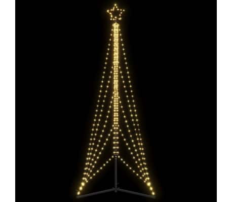 vidaXL LED Christmas Tree 525 LEDs Warm White 302 cm